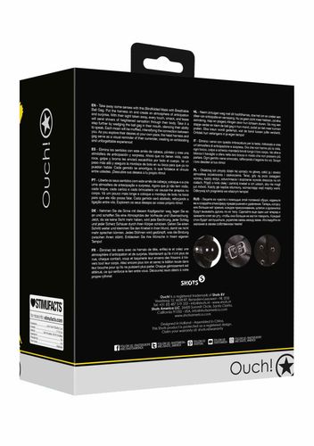 Blindfolded Mask with Breathable Ball Gag - Black na Arena.pl