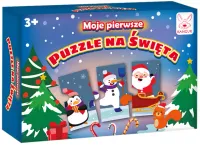 Puzzle 12 elementów. Moje pierwsze puzzle na Święta