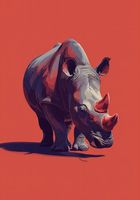 Plakat 70x100cm Marszujący Gigant