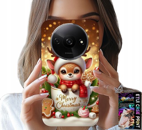 ETUI DO XIAOMI REDMI A3 - RENIFEREK SŁODKI RENIFER ŚWIĄTECZNE WZÓR na Arena.pl