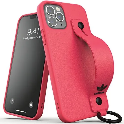 Etui Adidas OR Hand Strap Case na iPhone 12 / iPhone 12 Pro - różowe na Arena.pl
