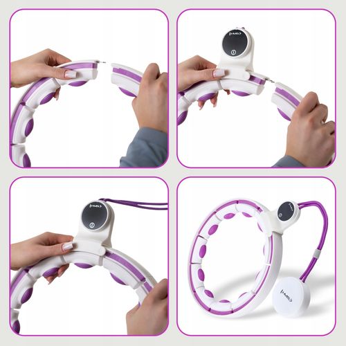 Hula hop z wypustkami HMS 43 cm biały na Arena.pl