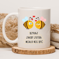 CHAMSKI KUBEK BEZ CENZURY | ŚMIESZNY PREZENT | DO PRACY BIURA DOMU | 330 ml