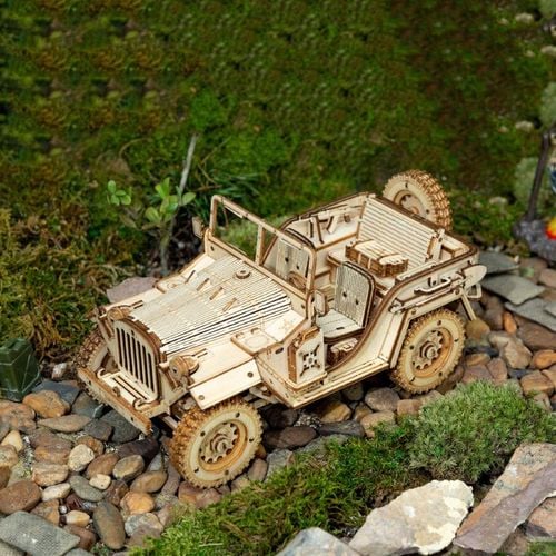 ROBOTIME Drewniane Puzzle Model 3D DIY - Zabytkowe Auto Samochód na Arena.pl