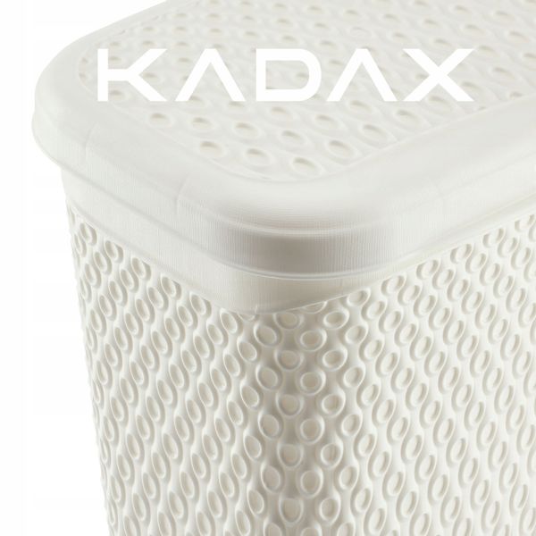 KADAX Pojemnik Na Proszek Do Prania 6L Detergenty Pudełko Biały zdjęcie 9