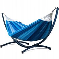 Hamak ogrodowy 220x160cm + stelaż stalowy GRANDE do 220kg, zestaw POTENZA