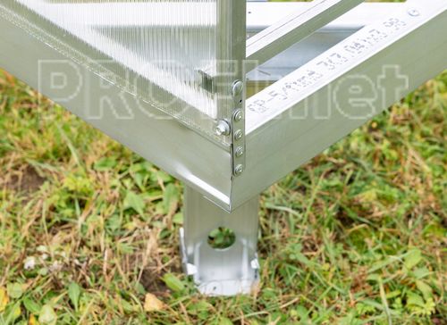 Fundament ocynkowany do szklarnie 2,85x10m stalowy na Arena.pl