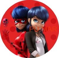 Opłatek na tort Urodziny Biedronka Czarny Kot Postać Tekst Gratis