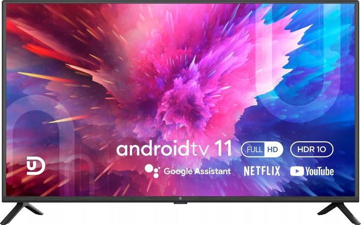 Telewizor UD 40 cali Full HD Android Smart TV WIFI Netflix YouTube Czarny zdjęcie 7