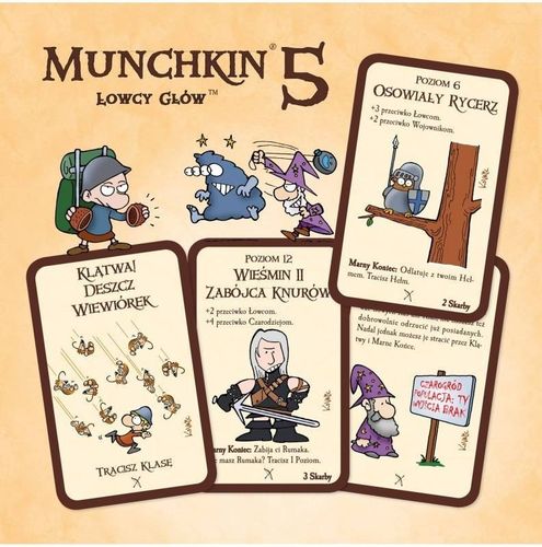 Gra Munchkin 5 Łowcy Głów na Arena.pl