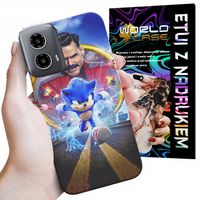 ETUI CASE DO MOTOROLA MOTO G34 5G - SONIC SONIK WZORY Z BAJEK MARIO PLECKI