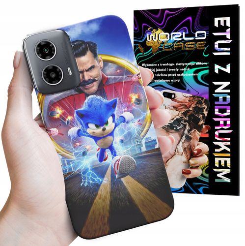 ETUI CASE DO MOTOROLA MOTO G34 5G - SONIC SONIK WZORY Z BAJEK MARIO PLECKI na Arena.pl
