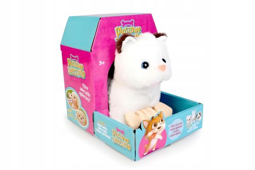 Kotek pluszak interaktywny - miauczy, wydaje odgłosy, maskotka dla dzieci na Arena.pl