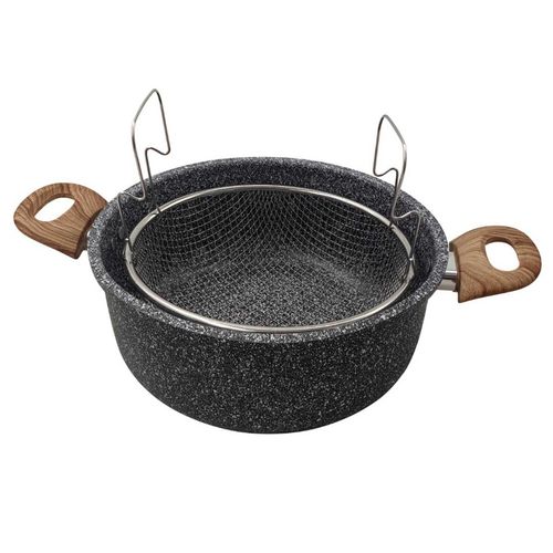 garnek marmurowy z koszem do smażenia kinghoff kh-1985 4l na Arena.pl