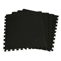 Mata do ćwiczen puzzle EB FIT 60x60x1,0cm 4 szt czarna 60x60cm