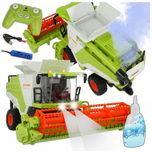 Kombajn Zdalnie Sterowany Pilot R/C Traktor Generator DYMU Światła Dźwięk na Arena.pl