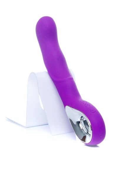 Vibrator G-spot 10 functions USB Purple zdjęcie 10