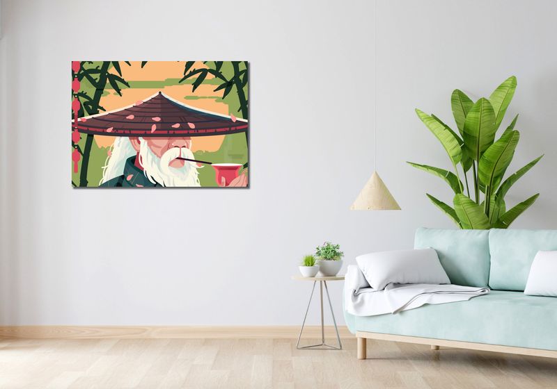 Obraz 100x70cm Starszy Dziadzio zdjęcie 2