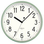 LAVVU Zielony zegar PASTELS SWEEP - 3 LATA GWARANCJA ⌀29,5cm