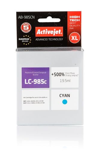 ACTIVEJET LC985 DCP-i125 DCPJ125 J315W J515W J140W na Arena.pl