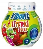 VIBOVIT Literki Żelki o smaku owocowym dla dzieci 50 sztuk