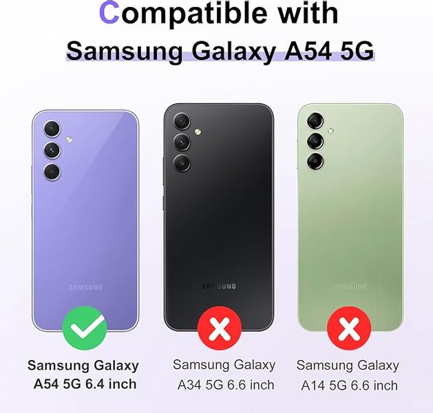 Etui Eiselen do Samsung Galaxy A54 5G Czarne zdjęcie 2