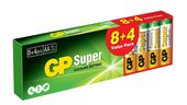 bateria super alkaline aa lr6 1.5v 12 sztuk - gp15a-u12