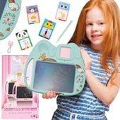 Tablet do rysowania 2w1 Czytnik kart do nauki języka angielskiego 112 kart
