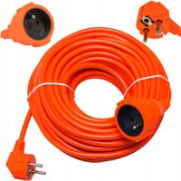 PRZEDŁUŻACZ OGRODOWY BUDOWLANY DO KOSIARKI OGRODU GRUBY SZNUR 3x1,5mm 50m