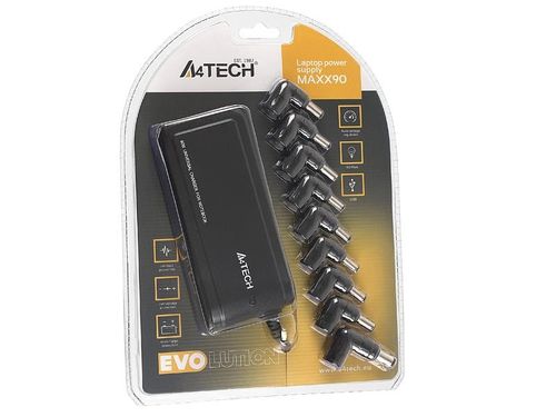 Zasilacz do notebooka A4Tech MAXX90 - 90W - konektor x 9 na Arena.pl