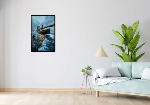 Plakat 53x81cm Stary Parowiec na Arena.pl