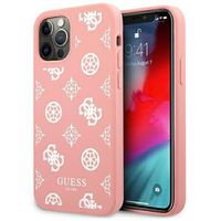 Guess GUHCP12LLSPEWPI iPhone 12 Pro Max 6,7" różowy/pink hard case Peony