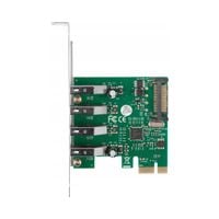 Karta Lanberg PCI Express - USB 3.1 Gen1 4-port + śledź low profile