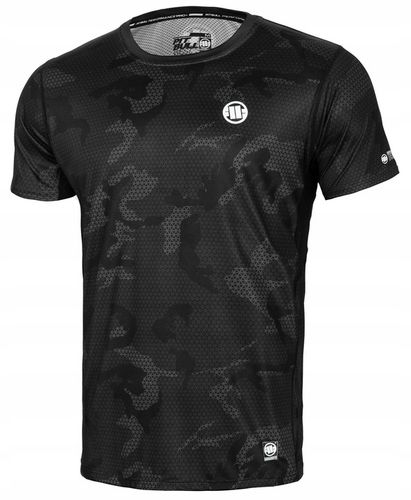 KOSZULKA MĘSKA TRENINGOWA PITBULL WEST COAST PERFORMANCE PRO+ MORO L na Arena.pl