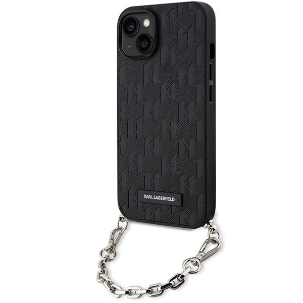 Etui Karl Lagerfeld do iPhone 15, iPhone 14, iPhone 13, Czarny zdjęcie 1