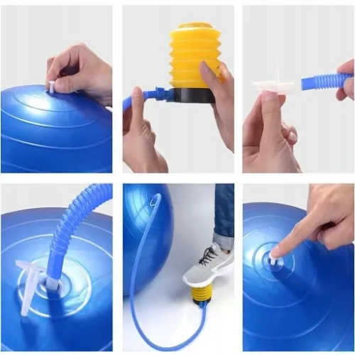 PIŁKA GIMNASTYCZNA FITNESS DO ĆWICZEŃ REHABILITACYJNA PILATES W CIĄŻY 65 cm na Arena.pl