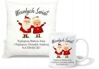 PODUSZKA KUBEK prezent dla Babci Dziadka na Święta