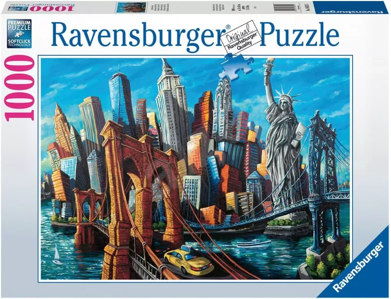 Puzzle 1000 elementów. Witamy w Nowym Jorku zdjęcie 1