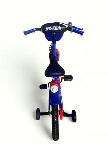 Rower Rowerek Dziecięcy 16 Cali SPIDERMAN Dla Chłopca Kółka Boczne Koszyk na Arena.pl