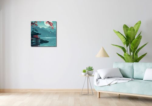 Obraz 50x50cm Japoński Pawilon na Arena.pl