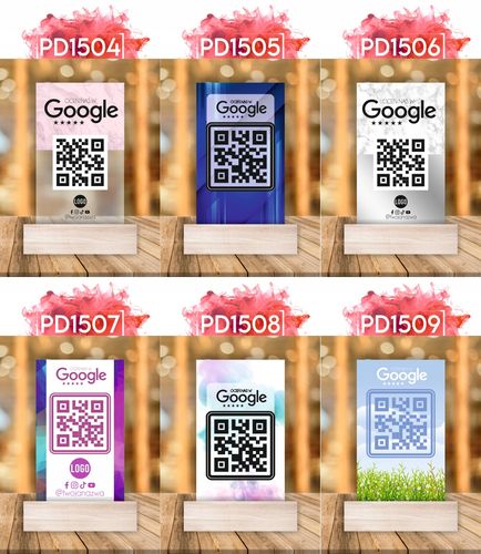 STATUETKA Z TABLICZKĄ z miejscem na kod QR I TWOJE LOGO nadruk UV na Arena.pl