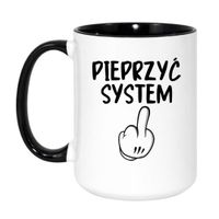 Duży Biało-Czarny 450 ml