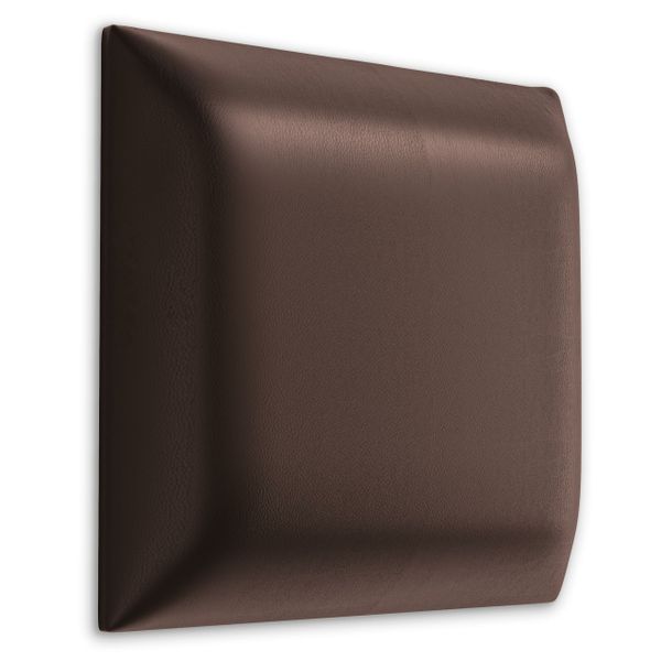 Panel Ścienny Tapicerowany Brązowy EKO SKÓRA 3D 30cm x 30cm zdjęcie 1