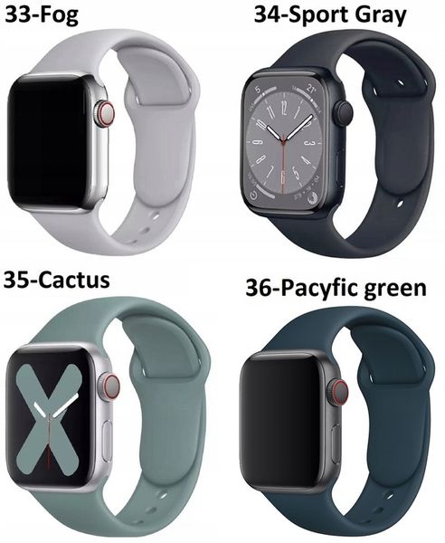 PASEK DO APPLE WATCH 2 3 4 5 6 7 8 9 SE ULTRA 2 38/40/41/42/44/45/49m Sport zdjęcie 4