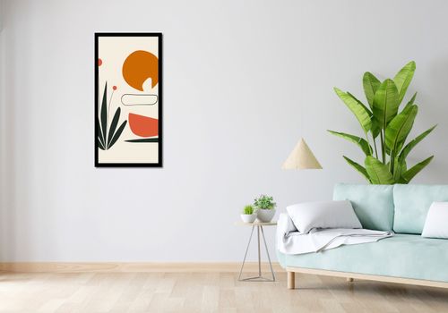 Plakat 50x100cm Abstrakcyjny Zen na Arena.pl