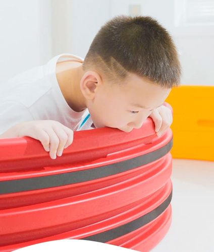 deska do balansowania Wobble z kulką - granatowy MAŁPISZON na Arena.pl