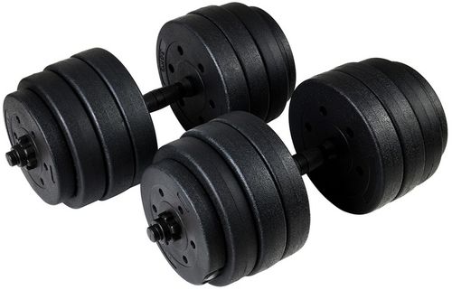 ZESTAW 4w1 HANTLE 2X20KG KETTLE UCHWYTY DO POMPEK na Arena.pl