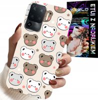 ETUI DO OPPO F19 PRO - MIŚ MISIE WZORY DLA NAJMŁODSZYCH + SZKŁO