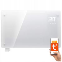 2 x GRZEJNIK PANELOWY SZKLANY LCD REGULACJA WIFI