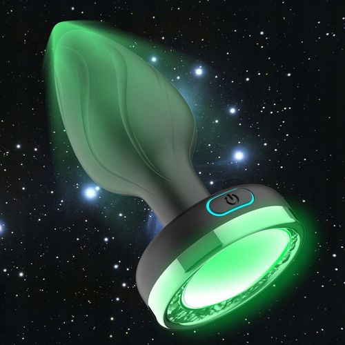 ŚWIECĄCY WIBRUJĄCY KOREK ANALNY PILOTEM, ANAL PLUG na Arena.pl